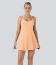 SoftlyZero™ Airy Backless Twisted Cool Touch Dance Active Dress-Easy Peezy Edition - Sunburst