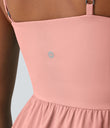 Breezeful™ High Low 2-Piece Pocket Flowy Midi Quick Dry Casual Dress - Blossom