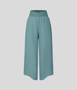 Breezeful™ High Waisted Crossover Quick Dry Resort Pants with Pockets - Stone Blue