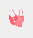 Double Straps Cropped Yoga Tank Top - Dreamy Peach Pink
