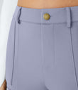 DayStretch High Waisted Zipper Pockets Solid Skinny Cargo Pants - Icelandic Blue