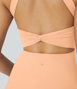 SoftlyZero™ Airy Backless Twisted Cool Touch Dance Active Dress-Easy Peezy Edition - Sunburst