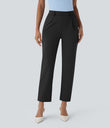 Halara Flex™ DayStretch High Waisted Pocket Ankle Length Tapered Work Pants - Black