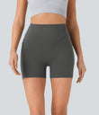 Halara UltraSculpt™ High Waisted Scrunch Butt Lifting Tummy Control Pocket Shaping Workout Biker Shorts 5'' - Volcanic Ash