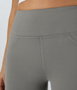 DayStretch High Waisted Pocket Flare Yoga Leggings - Silent Storm