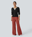 Halara Flex™ DayStretch High Waisted Pocket Work Flare Pants - Cinnabar