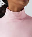 Halara HeatCore Turtleneck Long Sleeve Thumb Hole Casual Warming Top - Pale Lilac