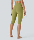 Halara UltraSculpt™ High Waisted Tummy Control Pedal Pusher Yoga Leggings with Pockets - Moss