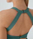 Backless Twisted Active Dress - Blue Spruce