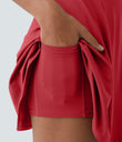 Flare Mini Dance Active Dress-Longer Length - Salsa
