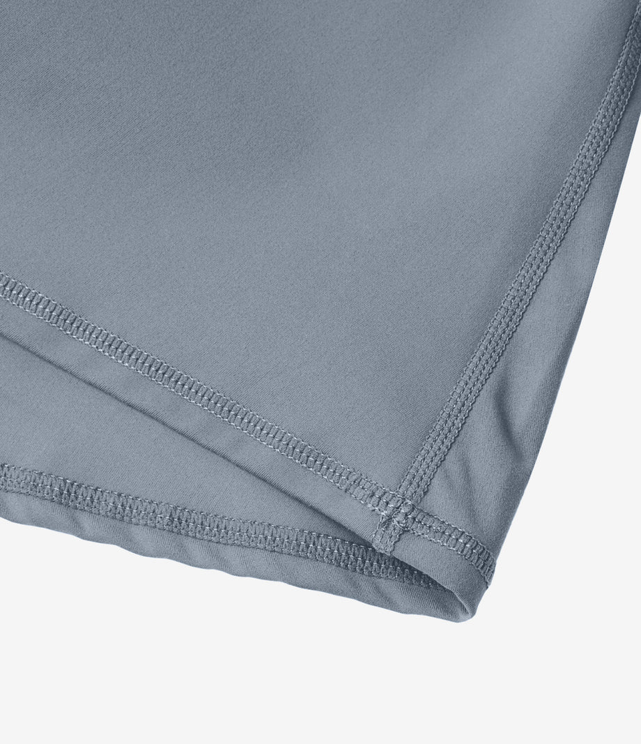 SoftlyZero™ Plush Backless Active Dress - Gray Haze Blue