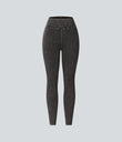 Halara Flex™ High Waisted Pocket Denim Casual Leggings - Hemp Rope Black Denim