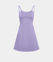 SoftlyZero™ Plush Double Straps 2-Piece Pocket Slip Dance Active Dress A-D Cups - Lavender