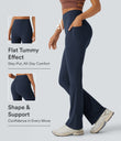 Halara UltraSculpt™ High Waisted Tummy Control Pocket Shaping Yoga Bootcut Leggings - Carbon