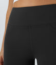 DayStretch High Waisted Pocket Flare Yoga Leggings - Black