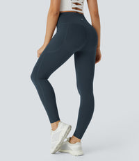 Halara UltraSculpt™ High Waisted Butt Lifting Tummy Control Pocket Shaping Workout Leggings - Carbon