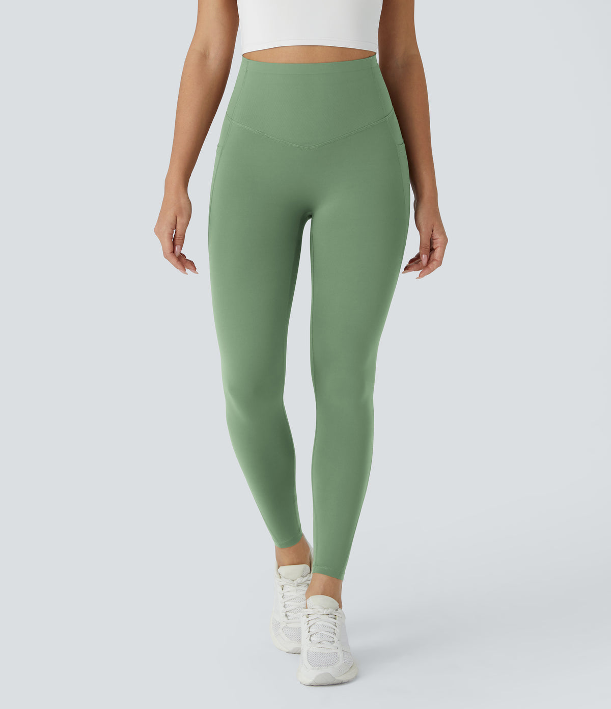 Halara UltraSculpt™ High Waisted Butt Lifting Tummy Control Pocket Shaping Workout Leggings - Kashmir