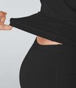 SoftlyZero™ Plush Backless Active Dress-Longer Length-Easy Peezy Edition - Black