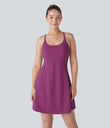 SoftlyZero™ Plush Backless Active Dress-Longer Length-Easy Peezy Edition - Ume Purple