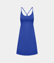 SoftlyZero™ Plush 2-in-1 Pocket Mini Active Dress DD-F Cups - Lotus Blue
