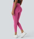 Halara UltraSculpt™ High Waisted Scrunch Butt Lifting Tummy Control Pocket Shaping Training Leggings - Pink Power