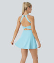 SoftlyZero™ Airy Backless Twisted Cool Touch Dance Active Dress-Easy Peezy Edition - Spun Sugar