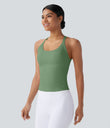 SoftlyZero™ Plush Cut Out Yoga Tank Top A-D Cups - Kashmir
