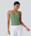 SoftlyZero™ Plush Cut Out Yoga Tank Top A-D Cups - Kashmir