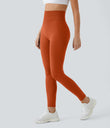 OneForm Seamless Flow High Waisted Ruched Plain Leggings - Potter's Clay