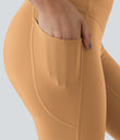 Halara UltraSculpt™ High Waisted Tummy Control Pocket Shaping Training Leggings - Buckskin