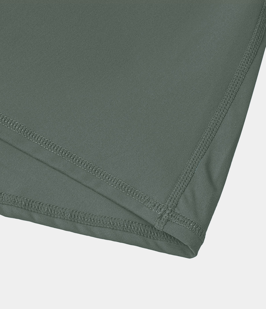SoftlyZero™ Plush Backless Active Dress - Smoke Grey Green