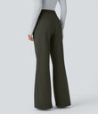 Halara Flex™ DayStretch High Waisted Pocket Work Flare Pants - Forest Night