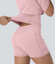 SoftlyZero™ Plush Molded Cups Low Support Dance Active Dress-Easy Peezy Edition A-D Cups - Primrose Pink