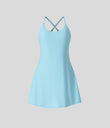 SoftlyZero™ Plush Backless Active Dress - Spun Sugar