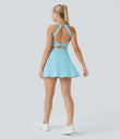 SoftlyZero™ Airy Backless Twisted Cool Touch Dance Active Dress-Easy Peezy Edition - Spun Sugar