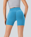 Halara UltraSculpt™ High Waisted Scrunch Butt Lifting Tummy Control Pocket Shaping Workout Biker Shorts 5'' - Swim Cap