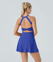 Backless Twisted Active Dress - Surf the Web