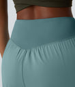 Breezeful™ High Waisted Pocket Quick Dry Casual Shorts 4" - Stone Blue