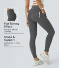 Halara UltraSculpt™ High Waisted Butt Lifting Tummy Control Pocket Shaping Workout Leggings - Volcanic Ash