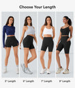 Halara UltraSculpt™ High Waisted Scrunch Butt Lifting Tummy Control Pocket Shaping Workout Biker Shorts 5'' - Black