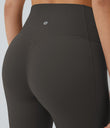Halara UltraSculpt™ High Waisted Tummy Control Pocket Shaping Training Leggings - Hazelnut Black