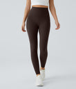 Halara UltraSculpt™ High Waisted Tummy Control Pocket Shaping Training Leggings - Hot Fudge