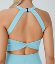 Backless Twisted Active Dress - Spun Sugar