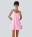 SoftlyZero™ Plush Backless Active Dress - Nosegay