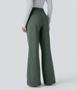 Halara Flex™ DayStretch High Waisted Pocket Work Flare Pants - Deep Aquamarine