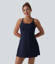 Softlyzero™ Plush Backless Active Dress-Easy Peezy Edition DD-F - Peacoat