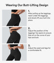 Halara UltraSculpt™ High Waisted Scrunch Butt Lifting Tummy Control Pocket Shaping Workout Biker Shorts 5'' - Black