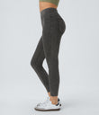 Halara Flex™ High Waisted Pocket Denim Casual Leggings - Hemp Rope Black Denim
