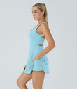 Backless Twisted Active Dress - Spun Sugar
