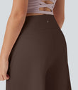 SoftlyZero™ Airy High Waisted Pockets Cool Touch Yoga Bermuda Shorts - Chocolate Martini